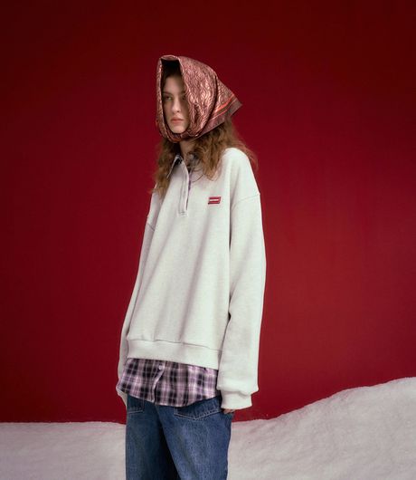 SSSTUFFF Layered Shirt Crewneck Pink