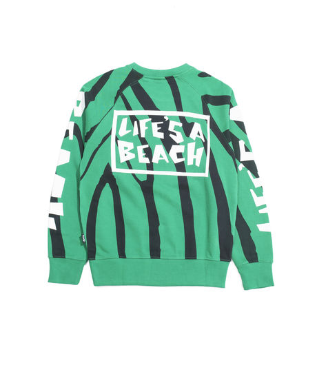 Life's a Beach LAB Jungle Crew Green/Black