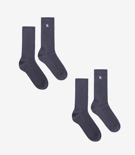 Carhartt WIP Madison Pack Socks Shady Purple/White