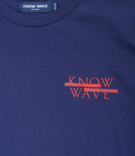 Know Wave x Black Dice Created Out Of Chaos Tee Royal