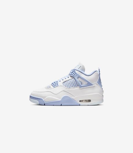 Air Jordan 4 Woman 4 Retro Forget Me Not White/Blue Tint/Oil Green