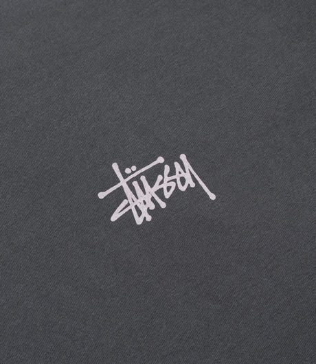 Stussy Basic Stussy Pig. Dyed Tee Black