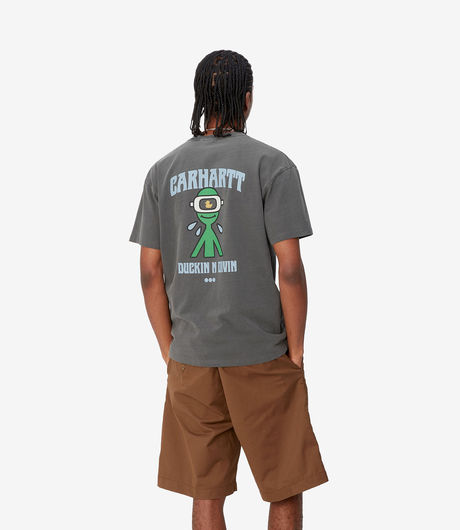Carhartt WIP S/S Duckin' T-Shirt Black Garment Dyed