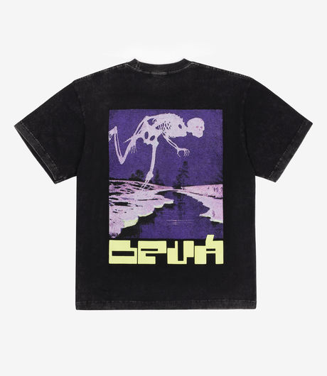 Devá States T-shirt Styx Washed Black