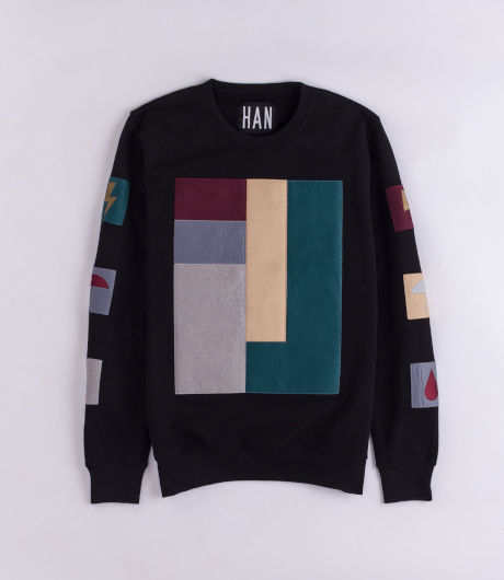 Han Kjøbenhavn Symbols Crewneck Black