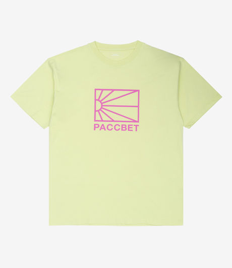 Rassvet Dawn Logo Printed T-Shirt Lime Green