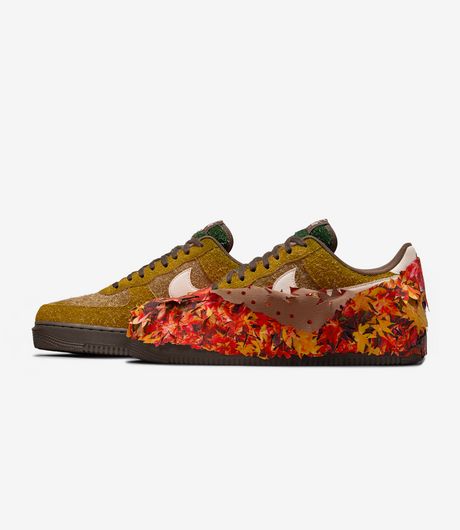 Nike Air Force 1 07 LUX Leaf Camo Olive Flak/Sail/Fir/Ironstone/Mauve Grey