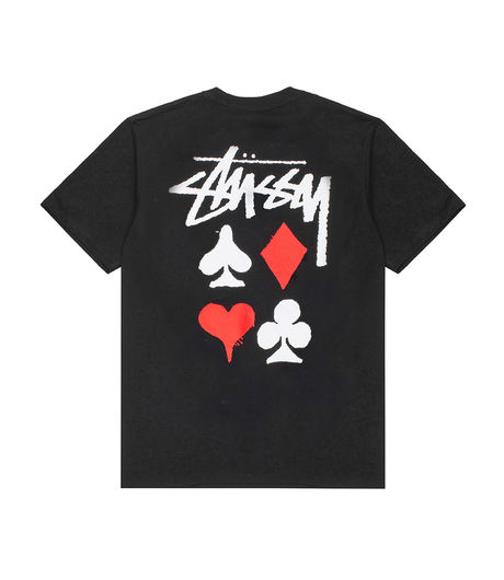 Stussy Full Deck 2 Tee Black