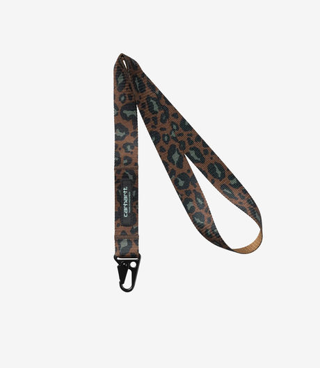 Carhartt WIP Jude Keychain Camo Leo Jacquard Tamarind