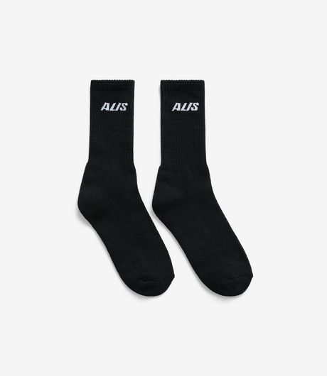Alis Birdy Double Graphic Essential Socks Black