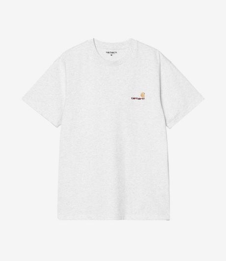 Carhartt WIP S/S American Script T-Shirt Ash Heather