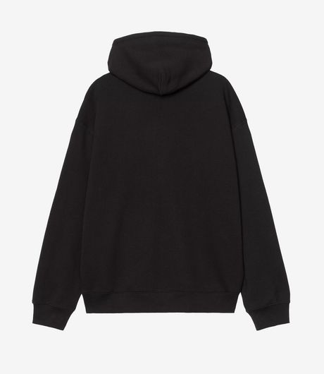 Carhartt WIP Hooded WIP Label Sweat Jacket Black 