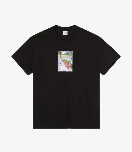 Polar Skate Co Red Curb Tee Black