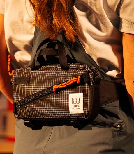 Topo Designs Mini Quick Pack Black/Grid
