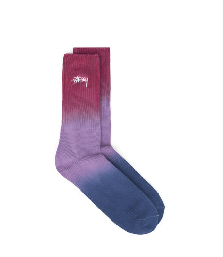Stussy Dip Dye Marl Socks Red