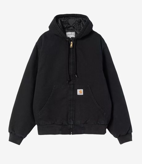 Carhartt WIP OG Active Jacket Dearborn Canvas Black Stone Canvas