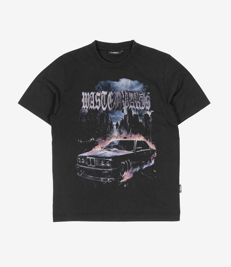 Wasted Paris Run T-Shirt Faded Black