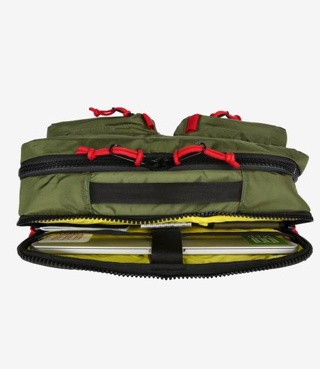 Topo Designs Global Briefcase Olive/Olive