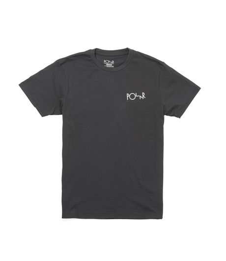 Polar Skate Co Stroke Logo Tee Black/Black