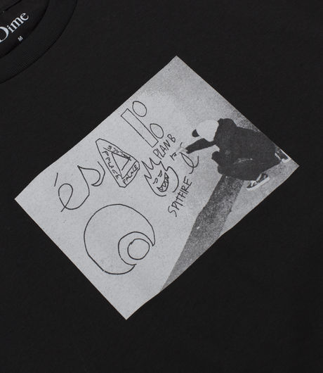Dime Born2sk8graffiti T-Shirt Black
