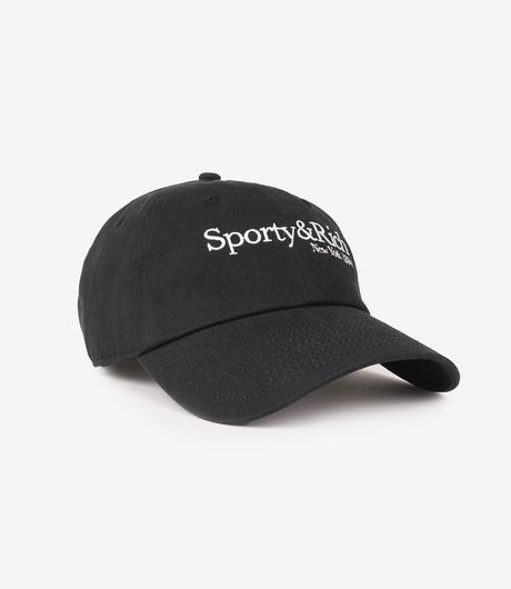 Sporty & Rich HWCNY Hat Faded Black
