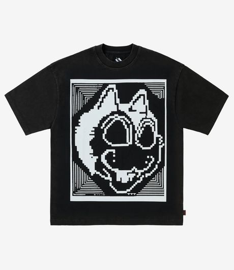 The Trilogy Tapes Digicat T-Shirt Black