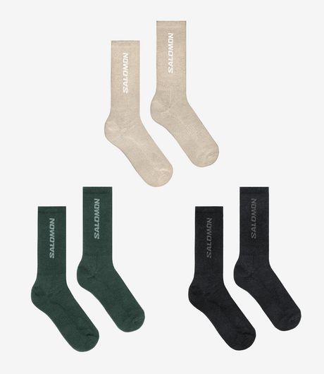 Salomon Everyday Crew 3-Pack Socks Ethereal/Nine Iron/North Atlantic