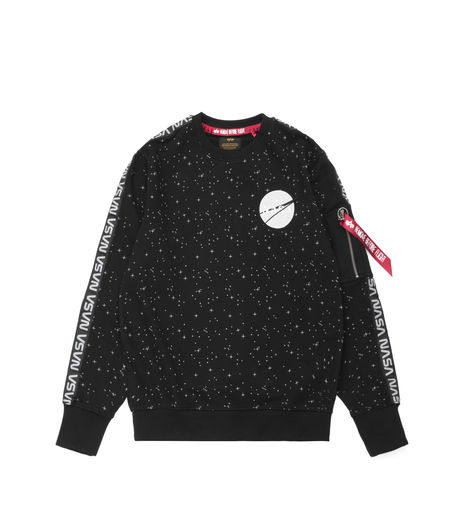 Alpha Industries NASA Tape Sweater Black