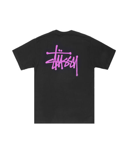 Stussy Basic Stussy Tee Black/Purple