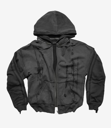 Racer Worldwide Faded Track Hoodie Black