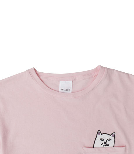 Ripndip Lord Nermal Pocket Tee Pink