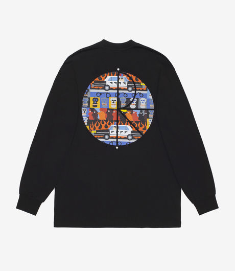 Polar Skate Co ACAB Fill Logo Longsleeve Black