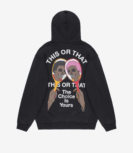 Patta This Or That Hooded Sweater Black