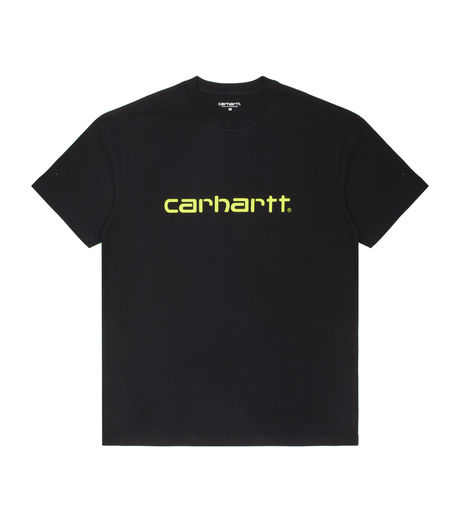 Carhartt WIP SS Script T-Shirt Black/Lime