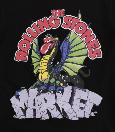 Market x Rolling Stones Dragon T-Shirt Black