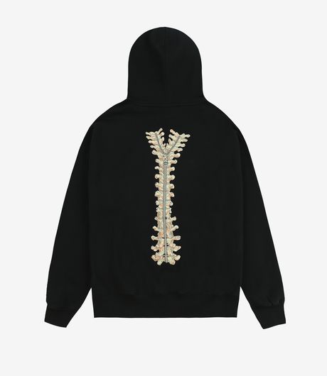 Pleasures Spinal Hoodie Black