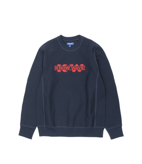 Know Wave x Black Dice Service Sector Embroidered Crew Sweat Navy