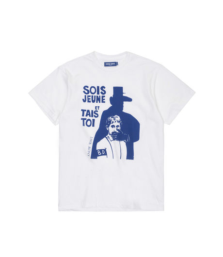 Know Wave x Black Dice Be Young And Shut Up Tee White