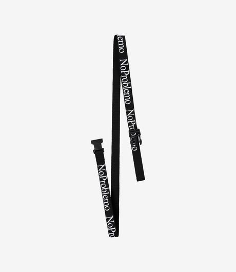 No Problemo Webbing Belt Black