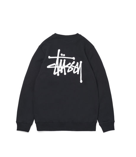 Stussy Basic Crew Black HO17