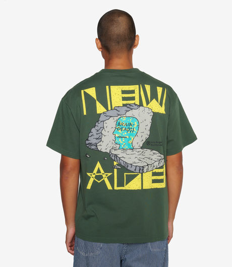 Brain Dead New Age T-Shirt Green