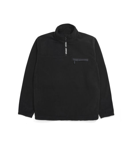 Stussy Logo Tape Mock Black