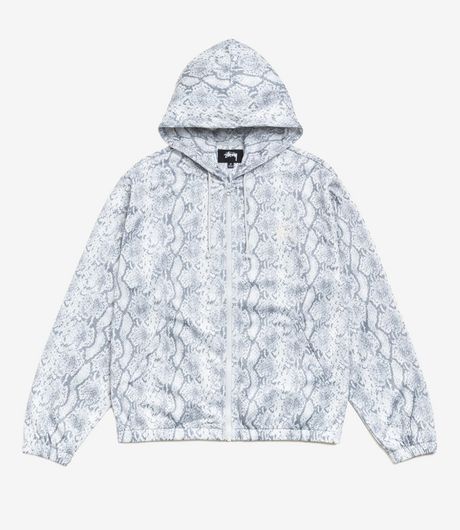 Stussy Athletic Mesh Zip Hood Snake