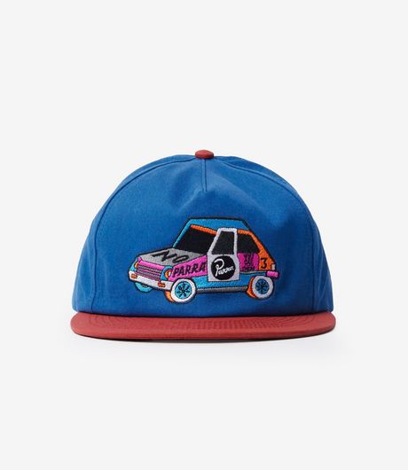 by Parra No Car 6 Panel Hat Blue