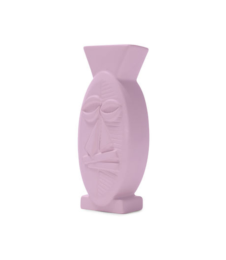 Stussy Mask Ceramic Vase Lavendar