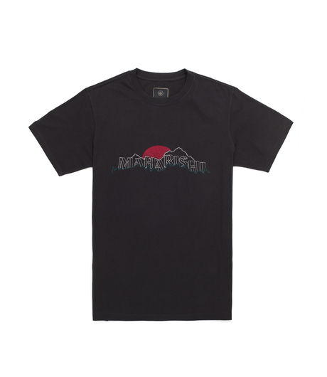 Maharishi Maha Hills Embroidered T-Shirt Black