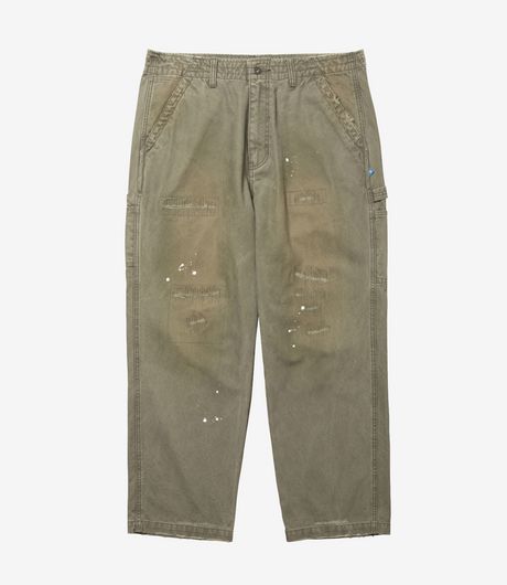 Liberaiders Repaired Canvas Work Pants Olive