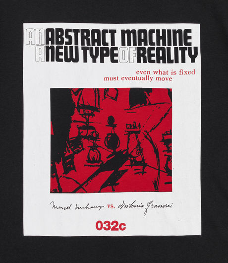 032c 'MARIA' Gramsci S/S T-Shirt Black Black