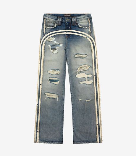 Racer Worldwide Track Jeans Blue