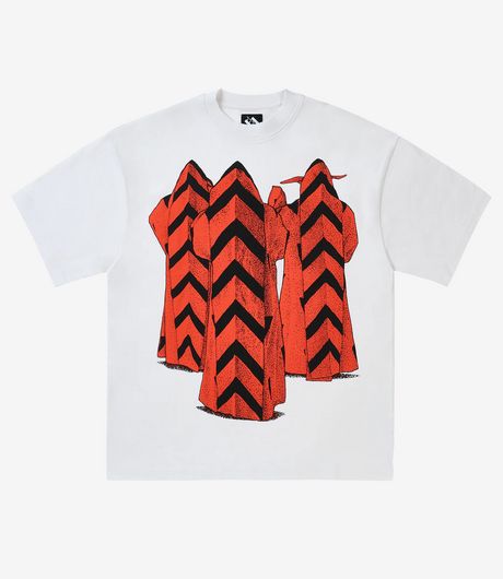 The Trilogy Tapes Chevron Brethren T- Shirt White